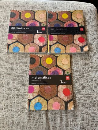 Libros de texto 1Eso