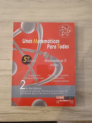 Libros de segundo de bachiller