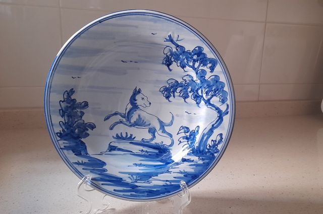 Barattolo e piatto Talavera