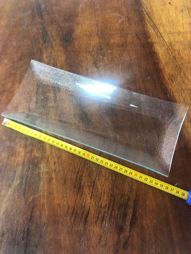 Bandeja de cristal