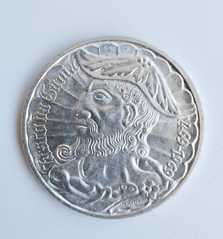 MONEDA PLATA 50 ESCUDOS PORTUGAL 1969