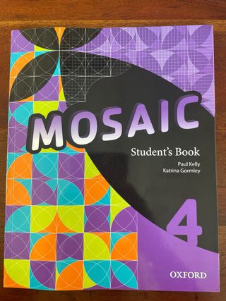 2 libros Mosaic 4 student’book and wordbook