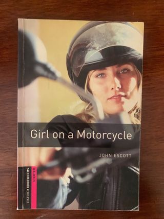 Libro de inglés “Girl on a motorcycle”