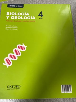 Biologia y Geologia 4 Eso Oxford