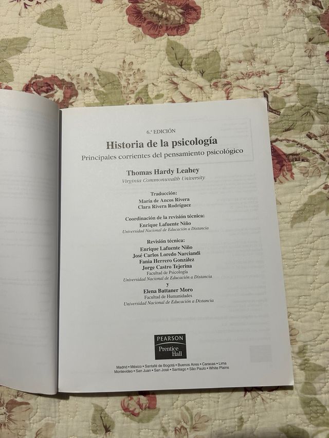 Historia de la psicología