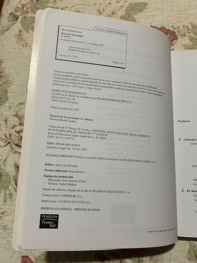 Historia de la psicología