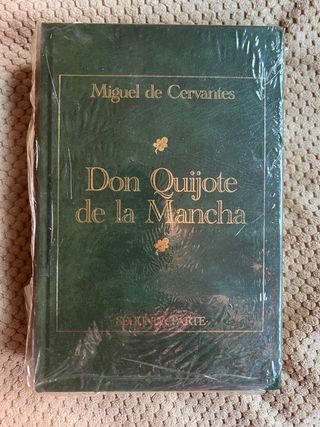 Pack 2 libros de don quijote de la mancha