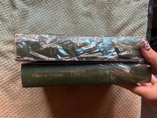 Pack 2 libros de don quijote de la mancha