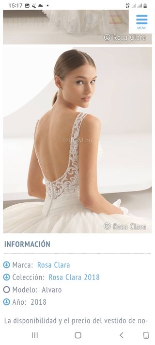 Vestido de novia