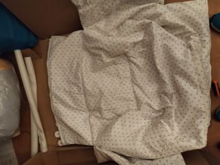 Minicuna tijera madera blanca