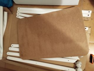 Minicuna tijera madera blanca