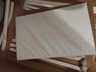 Minicuna tijera madera blanca