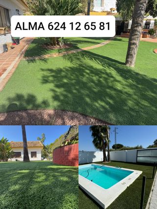 ♻️Pregunta y te instalamos césped 👀