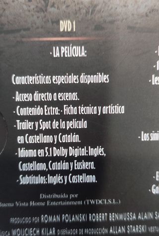 El Pianista Ed. Especial Limitada 2 DVD + CD BSO