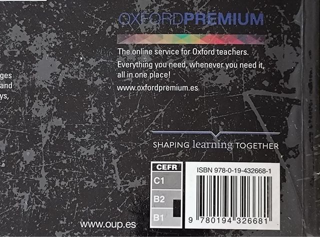 Libro de inglés y cuadernillo. 2 de bachiller