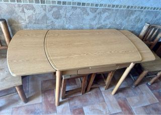 Mesa extensible y sillas cocina