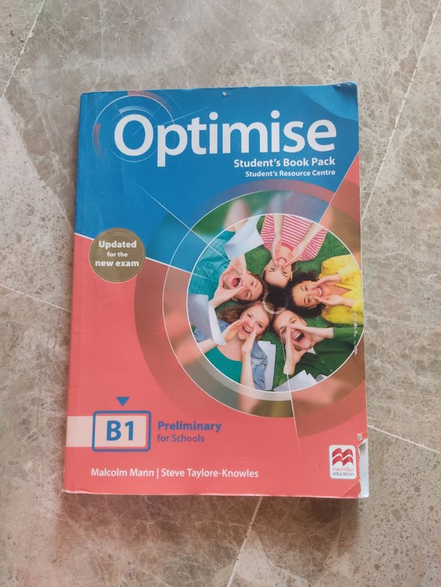 Libro Optimise B1. Student's book pack