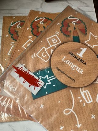 3 libros de 1ero primaria de lengua