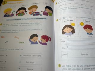 3 libros de 1ero primaria de lengua