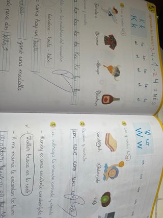 3 libros de 1ero primaria de lengua
