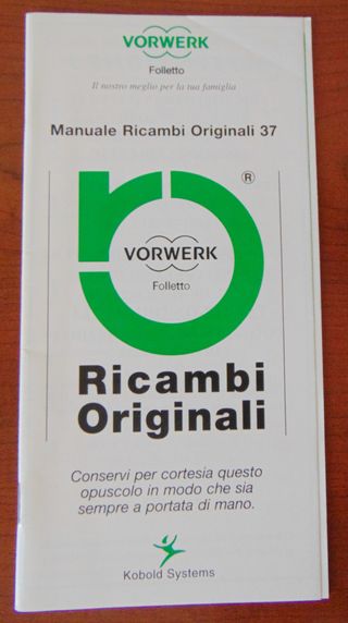Opuscoli Vorwerke Folletto Kobosan, Lavenia
