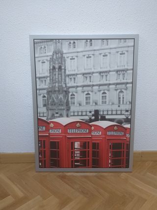 Cuadro cabinas teléfono Ikea