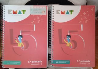 Libros Emat quinto primaria