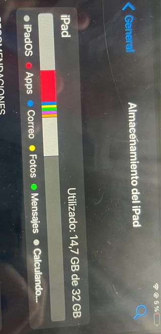 iPad 2017 32 gb negro