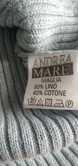 Maglia donna vintage, turchese chiaro