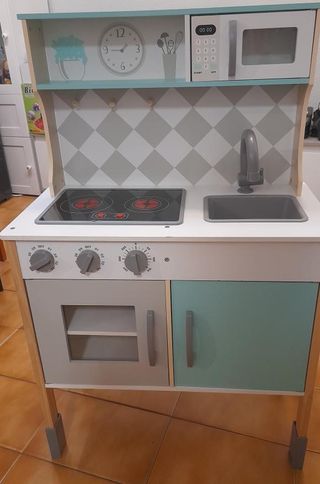 Cocina madera de juguete