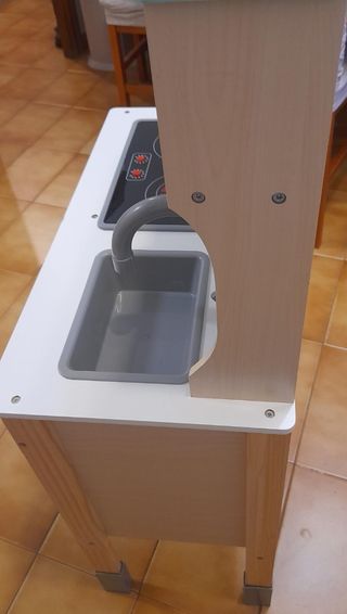 Cocina madera de juguete