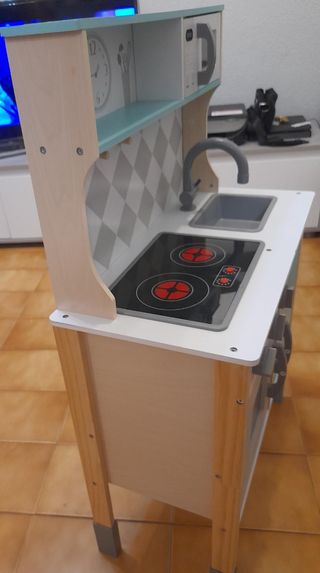Cocina madera de juguete