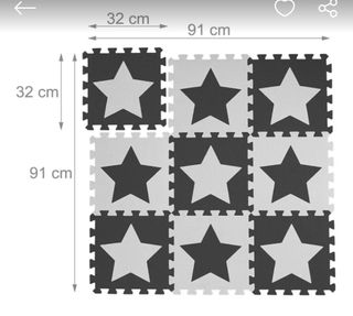 Alfombra puzzle infantil goma