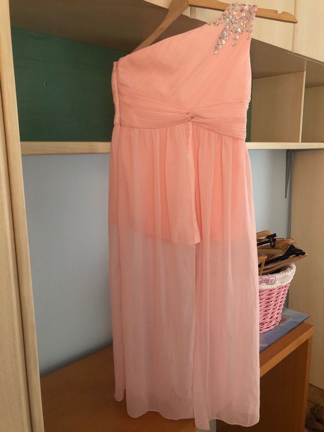 Vestido fiesta con pantalon nuevo 25