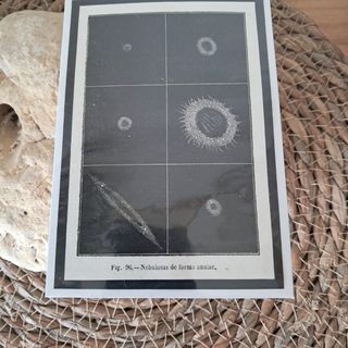 Antigua Litografia Nebulosa de 1879