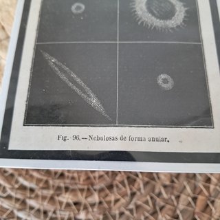 Antigua Litografia Nebulosa de 1879