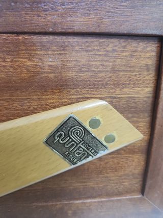 MARCO CUADRO VINTAGE MADERA Y PLATA