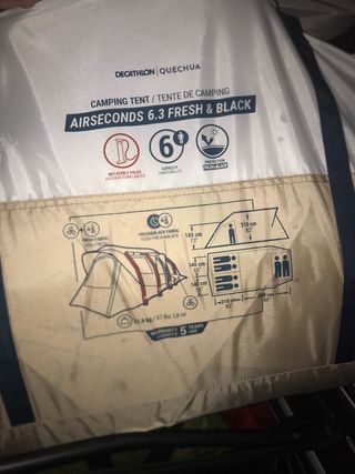 Tienda de campaña familiar