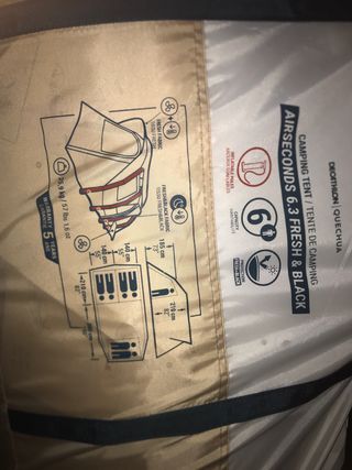 Tienda de campaña familiar