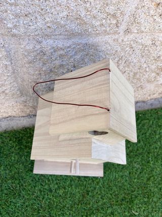 Casita madera jardin