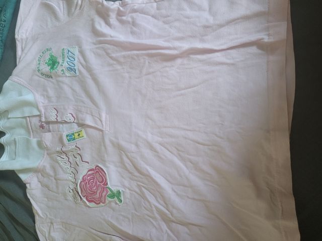 Polo Rosa La Fazenda de Brasil talla G