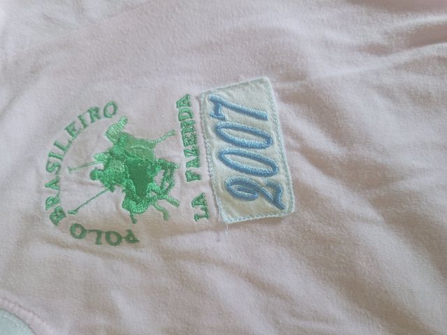 Polo Rosa La Fazenda de Brasil talla G