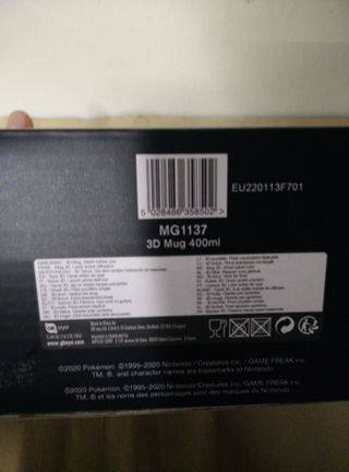 Tazza 3D Pokemon Poke Ball