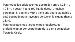 Patinete oxelo mid 9