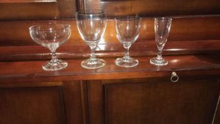 Cristalería de mesa completa