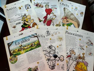 Asterix, coleccionable 18 láminas