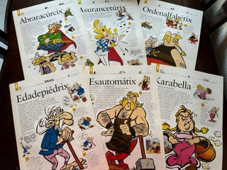 Asterix, coleccionable 18 láminas