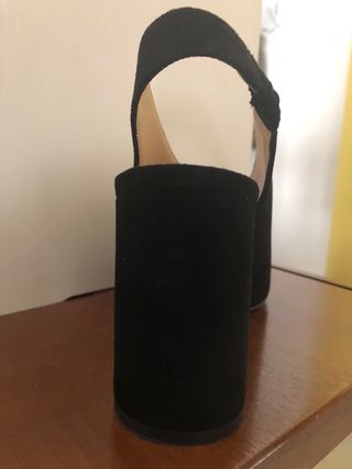 Sling back open toe