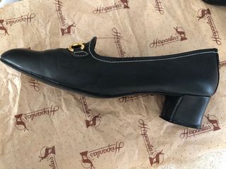 Zapatos Hispanitas de piel en azul 39