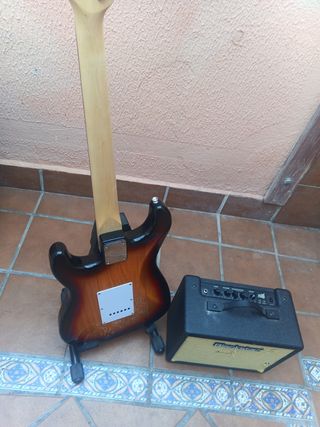 Pack guitarra eléctrica amplificador